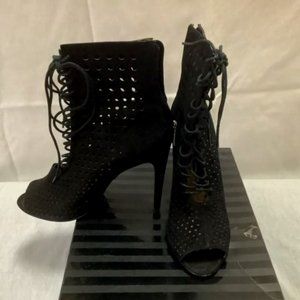 Victoria Secret Black Booties Size 9